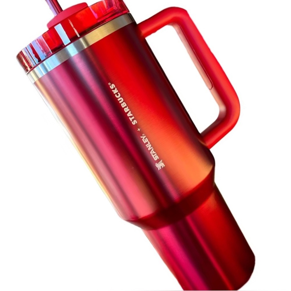 NWT Starbucks X Stanley 40oz FlowState Tumbler Holiday Red Quencher Exclusive